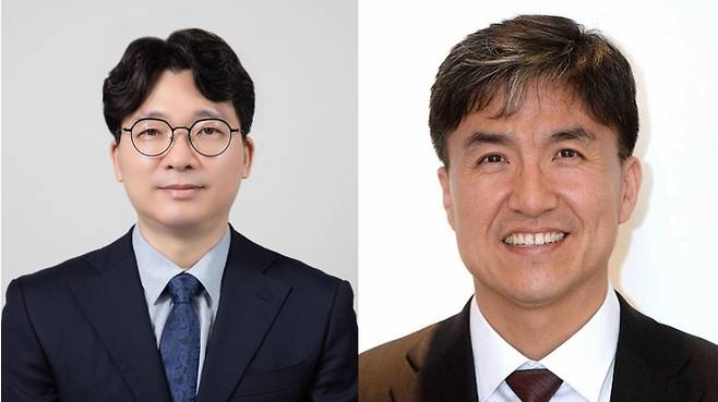 (왼쪽부터)신동관 국립암센터 생물정보연구과 교수와 조광현 한국과학기술원(KAIST) 바이오및뇌공학과 교수. /사진제공=국립암센터