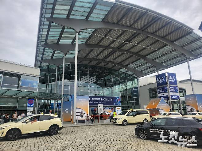 IAA 모빌리티 2025 전시장 전경. 뮌헨=박성완 기자