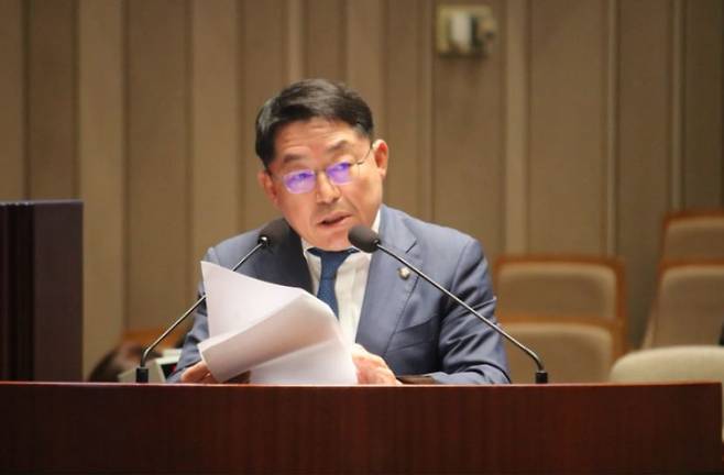 박희승 더불어민주당 의원이 9월2일 국회 예산결산특별위원회 종합정책 질의에서 발언하고 있다. ⓒ 박희승 민주당 의원실