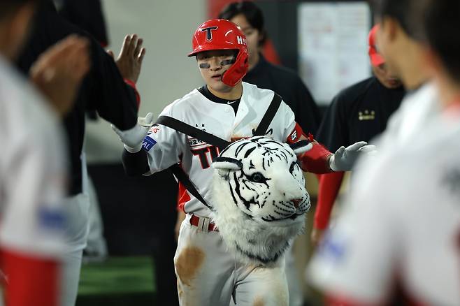 KIA 윤도현은 9월 맹타를 이어가며 팀의 중위권 경쟁에 불을 지피려고 한다. 사진제공|KIA 타이거즈