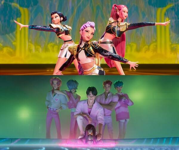 '케이팝 데몬 헌터스' 헌트릭스, 사자보이즈 / 사진=넷플릭스