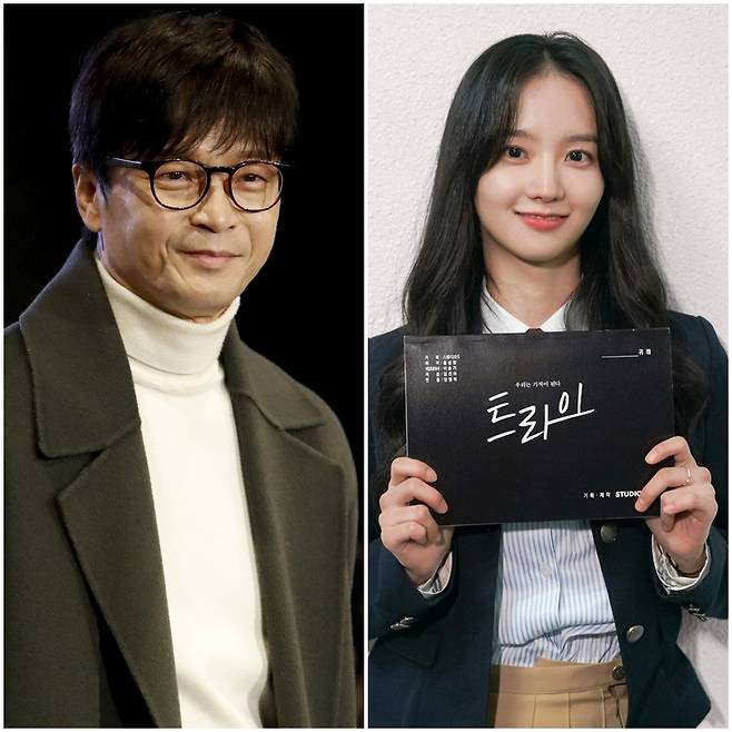 가수 박학기(왼쪽), 배우 박정연 부녀. 사진 스포츠경향DB, 솔트엔터테인먼트