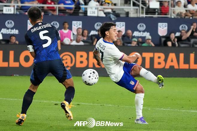 10일(한국시간) 미국 콜럼버스의 로우어닷컴 필드에서 열린 A매치 친선경기 미국과 일본의 경기 모습. /AFPBBNews=뉴스1