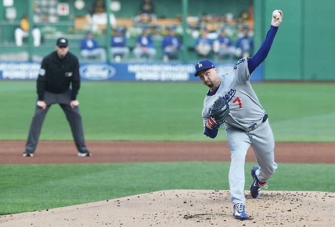 LA다저스 블레이크 스넬이 11탈삼진을 잡으며 호투했다. 사진은 다저스에서 활약 중인 블레이크 스넬의 모습. /사진=로이터