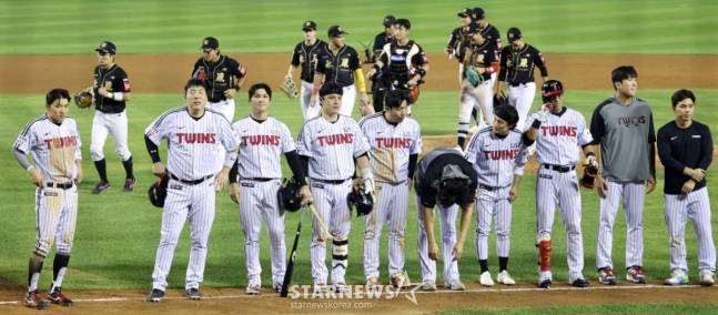 LG 선수단. /사진=강영조 선임기자