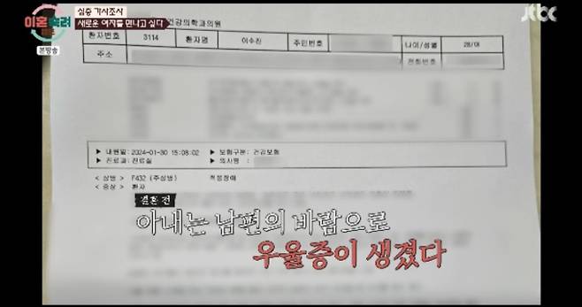 ‘이혼숙려캠프’ 상습 폭력 불륜 (사진: JTBC)