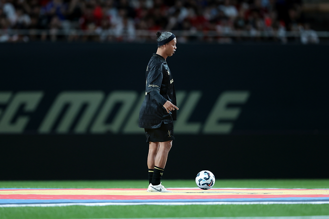 이날 가장 많은 관심을 받은 호나우지뉴(제공=넥슨).