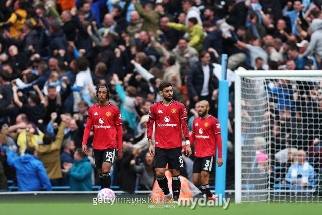 왼쪽부터 레니 요로, 브루노 페르난데스, 누사이르 마즈라위./게티이미지코리아