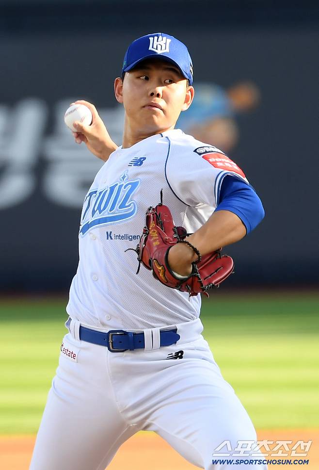 26일 수원KT위즈파크에서 열린 KBO리그 KT 위즈와 삼성 라이온즈의 경기. KT 소형준이 역투하고 있다. 수원=박재만 기자 pjm@sportschosun.com/2025.07.26/