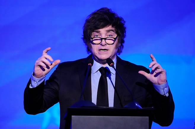 하비에르 밀레이 아르헨티나 대통령. /연합뉴스