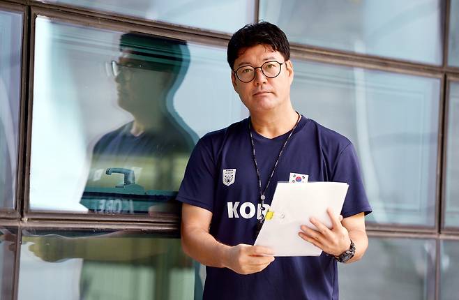 한국 혼혈 첫 축구국가대표 장대일. 현 재 세종국대FC 감독으로 초등학생들을 지도한다. 김성태 객원기자