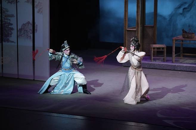 광둥오페라 ‘죽림애전기’의 한 장면(사진=국립극장).