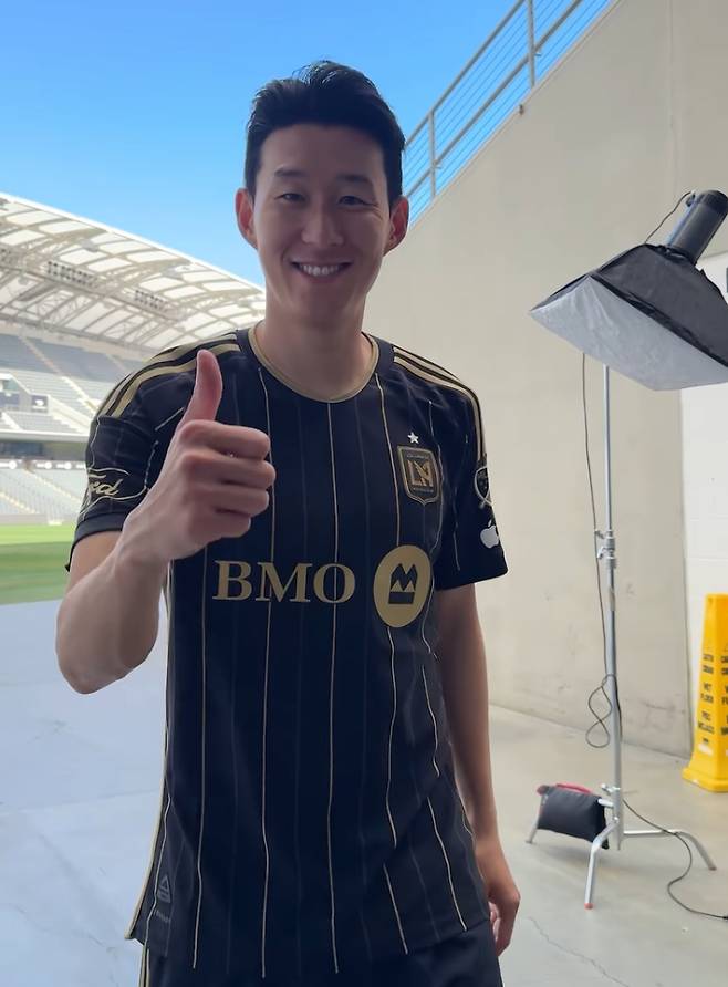 축구 경기 일정, 중계 방송, 손흥민 LAFC 솔트레이크, LAFC 손흥민 유니폼©LAFC SNS