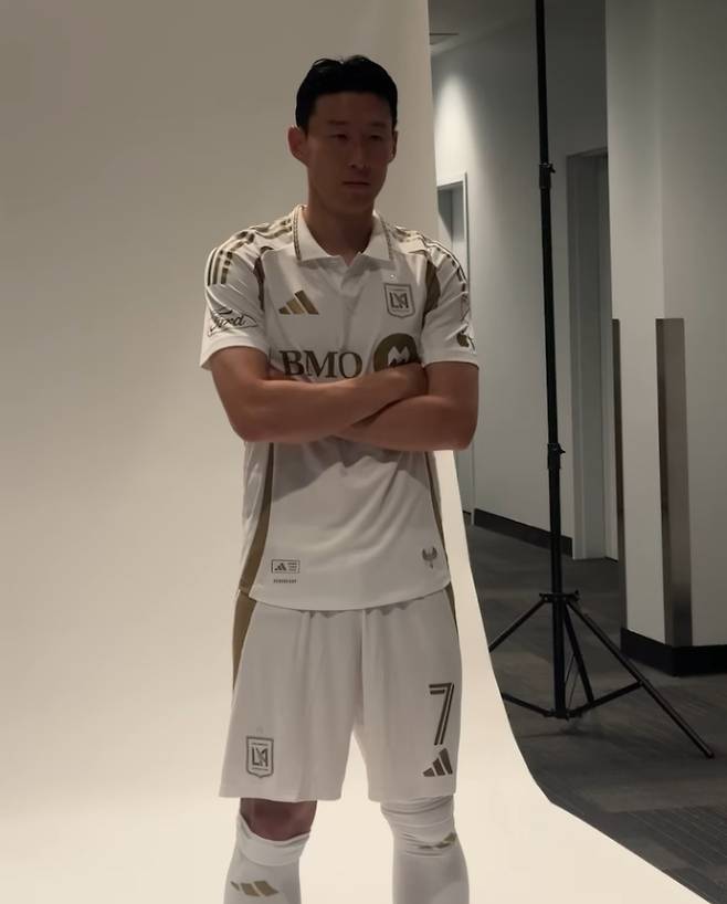 축구 경기 일정, 중계 방송, 손흥민 LAFC 솔트레이크, LAFC 손흥민 유니폼©LAFC SNS