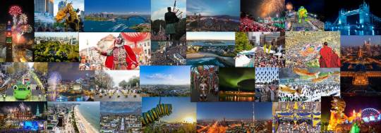전 세계 다양한 축제 모습. 배재대 관광축제한류대학원 제공