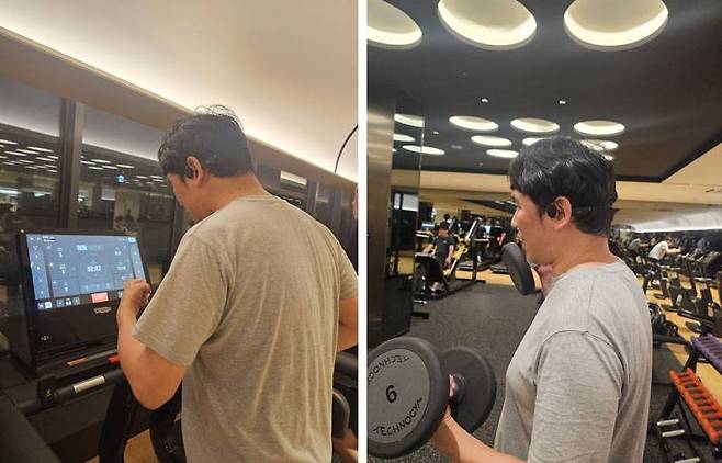 다양한 운동을 하는 중에도 이탈하거나 흔들리지 않았다 / 출처=IT동아