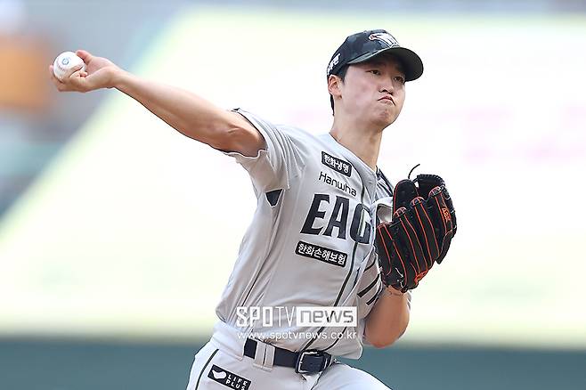 ▲ 한화 가을 야구 구상에 중요한 퍼즐이 될 수도 있는 엄상백 ⓒ곽혜미 기자