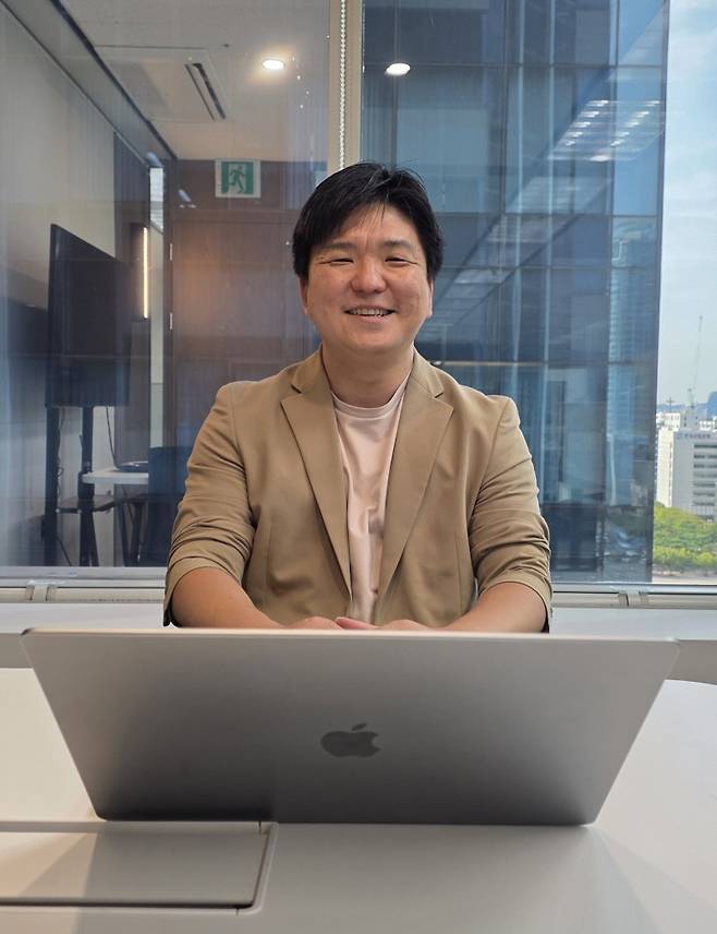 "첫 번째 프로그램으로 50팀 정도의 기업들이 실제 인수까지 연결하고 싶다"는 김재윤 대표. 사진=박명기