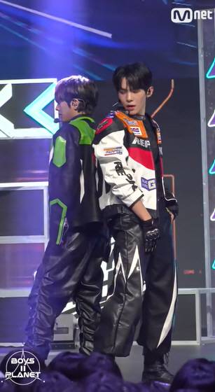 세미파이널 '럭치마초' 무대 당시 박동규. 해당 무대 직캠 영상화면 캡처. 사진 제공=Mnet