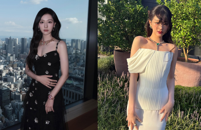 배우 김지원(왼쪽), 가수 장원영. / 김지원, 장원영 인스타그램