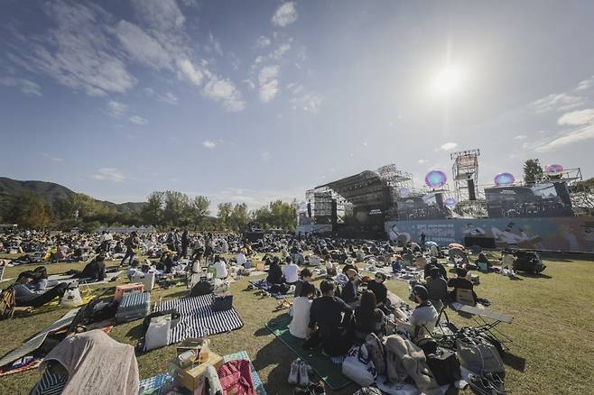 매년 가을 경기도 가평 자라섬에서 열리는 '자라섬재즈페스티벌'. 사진=자라섬재즈페스티벌