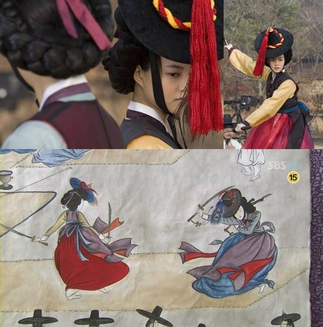 ▲ 바람의 화원 쌍검대무. 제공ㅣSBS 방송화면 캡처