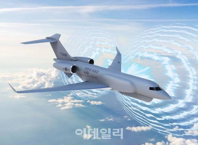 LIG넥스원이 제안하는 봄바르디어 G6500 기체 기반 전자전기 개념도 (사진=LIG넥스원)
