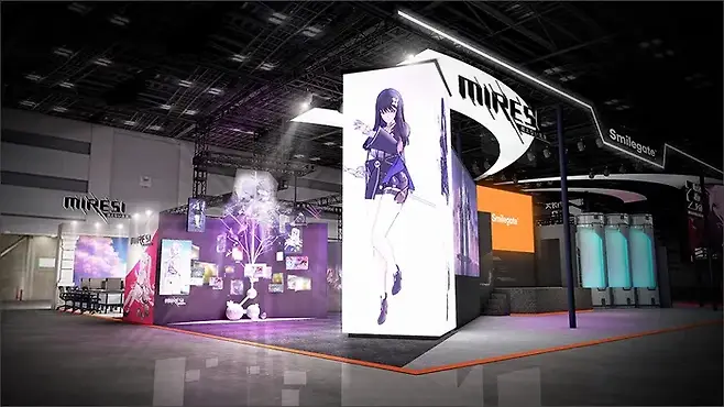 스마일게이트가 오는 25일 일본 치바현 마쿠하리멧세에서 개막하는 도쿄게임쇼 2025에 부스를 내고 '카오스 제로 나이트메어'와 '미래시: 보이지 않는 미래'를 출품한다.ⓒ스마일게이트