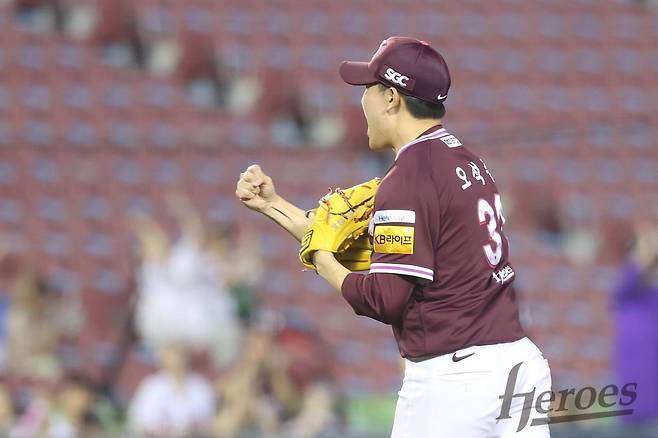 키움 오석주는 후반기 17경기에 등판해 19.2이닝 동안 무실점을 기록하고 있다. 그는 150㎞ 강속구 투수들이 즐비한 리그에서 139㎞ 직구로도 결과물을 내고 있다. 사진제공|키움 히어로즈