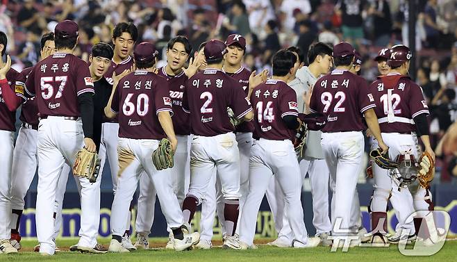 키움 히어로즈 선수들. 2025.8.31/뉴스1 ⓒ News1 박지혜 기자