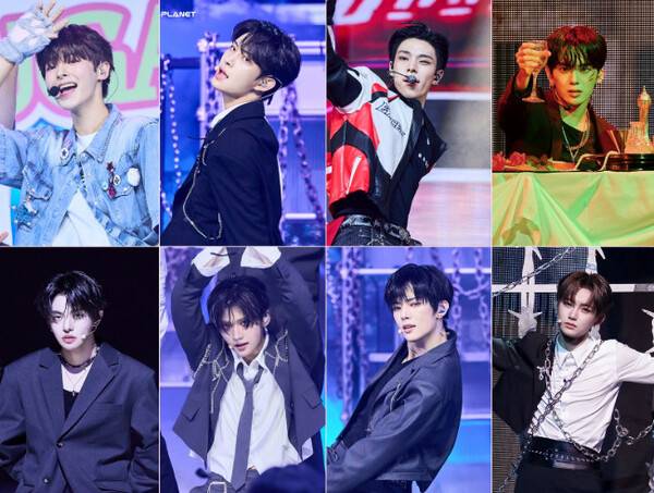 (왼쪽 상단부터 시계방향) 강우진, 김건우, 김준민, 유강민, 조우안신, 전이정, 이상원, 이리오/ 사진=Mnet '보이즈 2 플래닛'