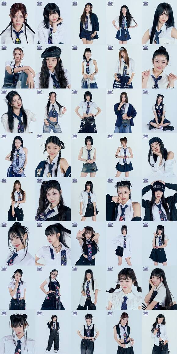 현재 '언프리티 랩스타 : 힙팝 프린세스'는 한국과 일본의 참가자 40인의 프로필이 모두 공개됐다./Mnet