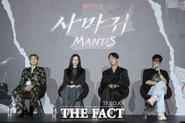 배우 임시완(맨 왼쪽)이 "'사마귀'는 내 운명 같았다"고 떠올렸다. /장윤석 기자