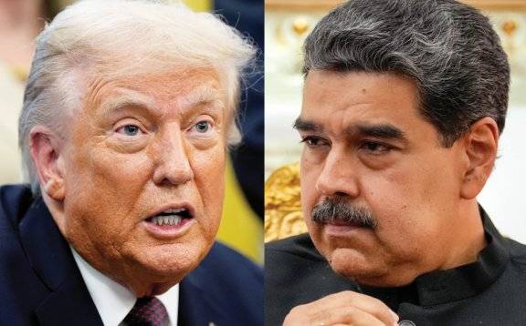 도널드 트럼프 미국 대통령(왼쪽)은 미군에 베네수엘라 마약 카르텔에 대한 공격을 지시했다. 니콜라스 마두로 베네수엘라 대통령은 이에 맞서 민병대 동원령을 내렸다. 뉴시스