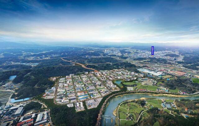 오는 2028년까지 경북 영주시 적서동 산44번지 일원에 약 35만7천 평 규모로 조성될 첨단베어링 국가산업단지 조성 조감도. 경북도 제공