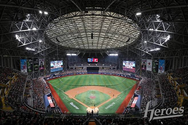 매진된 고척스카이돔 전경. 사진 | 키움 히어로즈