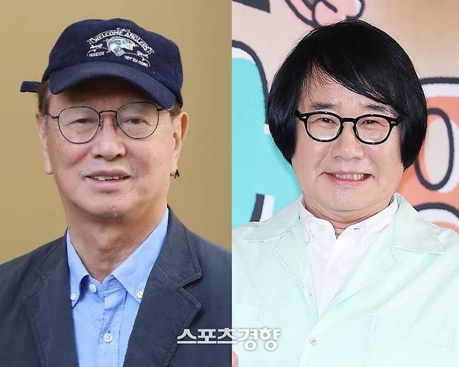 코미디언 고 전유성과 최양락. 연합뉴스