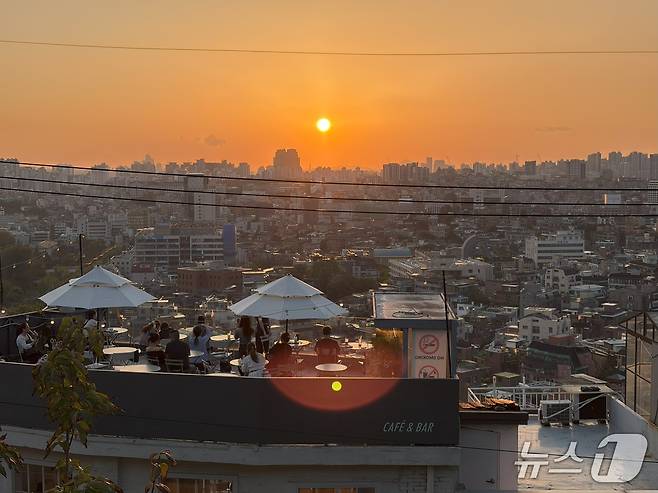 석양이 진다. 2025.9.26/뉴스1 ⓒ News1 이기범 기자