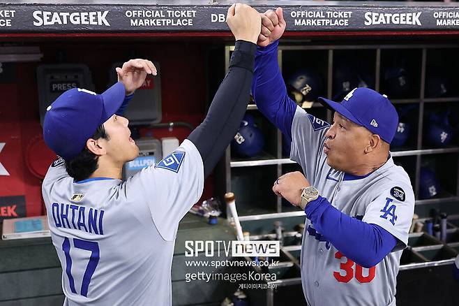 ▲ 현재 슈와버에 홈런 2개 뒤진 리그 2위인 오타니는 이날 휴식을 취하며 추격의 기회를 놓쳤다