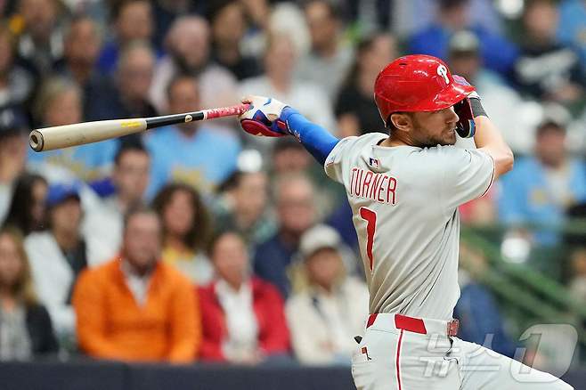 필라델피아 필리스 트레이 터너. ⓒ AFP=뉴스1