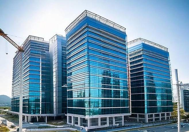 경북 포항시 북구 흥해읍 이인리 포항융합기술산업지구 내에 들어설 국가AI컴퓨팅센터 조감도. 포항시 제공