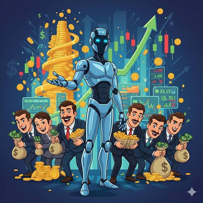 피규어와 미스트랄 AI를 시작으로 휴머노이드 시장에 대한 투자가 확대될까? / 출처=제미나이 생성 이미지