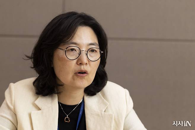 5월20일 서울 여의도 국회에서 전윤정 국회입법조사처 보건복지여성팀 입법조사관이 인터뷰를 하고 있다. ⓒ시사IN 이명익