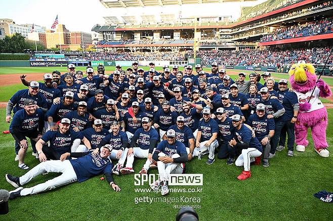 ▲ 클리블랜드 가디언스는 15.5경기 차를 뒤집고 아메리칸리그 중부지구 우승 팀이 됐다.