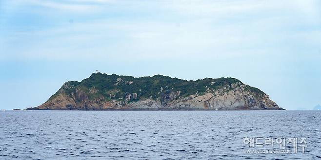 제주 추자도 부속섬인 사수도(泗水島) 전경.