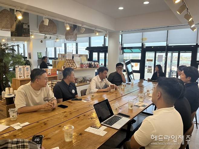 구좌읍 세화리에서 열린 '로컬 수다회 인(in) 세화리' 행사.