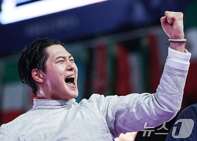 대한민국 펜싱 대표팀 오상욱. 2024.7.28/뉴스1 ⓒ News1 박정호 기자