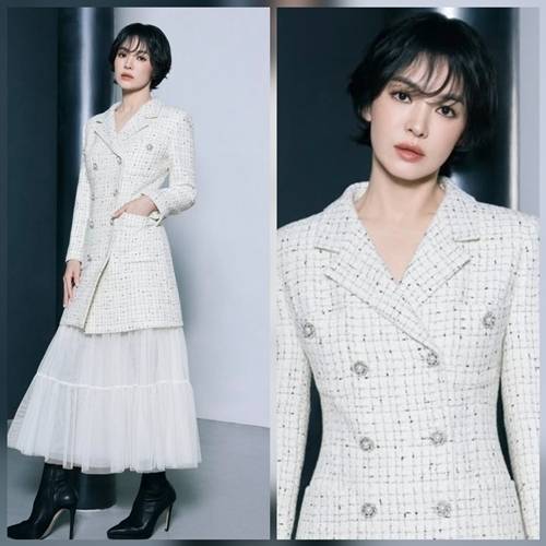 배우 송혜교가 또 한 번 과감한 헤어 변신으로 시선을 끌었다. 사진=미샤