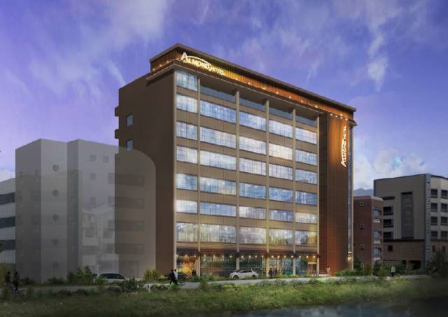 리버사이드 빌딩에 들어설 호텔 조감도. (주)만복 제공