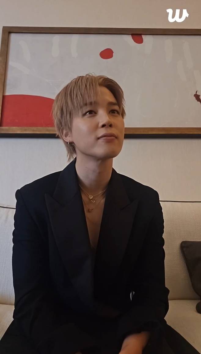 사진=지민 위버스 라이브